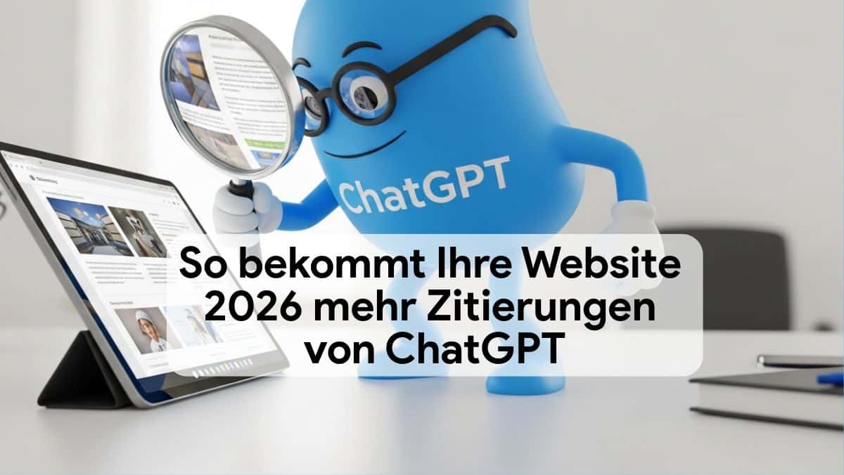 So bekommt Ihre Website 2026 mehr Zitierungen von ChatGPT