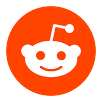 Das Reddit-Logo auf der Startseite von 2026.