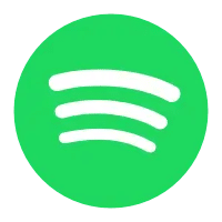 Das Spotify-Logo auf der Startseite von 2026.